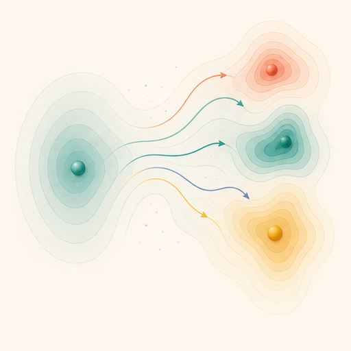 Flow Matching illustration